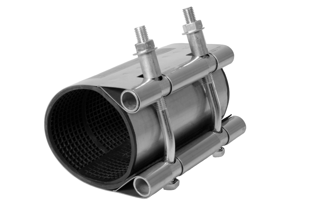 Муфта свертная из нержавеющей стали (хомут ремонтный) IDRA CC L200 DN100 (108-118)